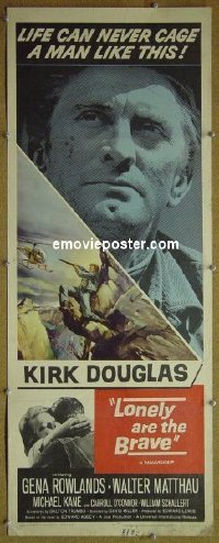 #242 LONELY ARE THE BRAVE insert '62 Douglas 