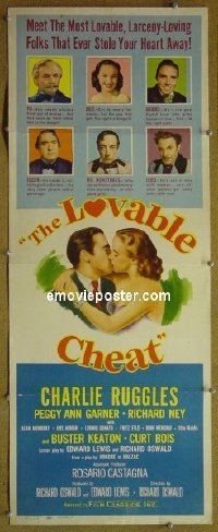#6540 LOVABLE CHEAT insert 49 Charlie Ruggles 