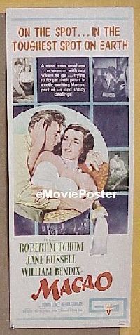 #008 MACAO insert '52 Mitchum, Russell 