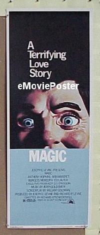 a547 MAGIC insert movie poster '78 Hopkins, Ann-Margret