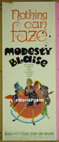 #270 MODESTY BLAISE insert '66 Vitti, Stamp 