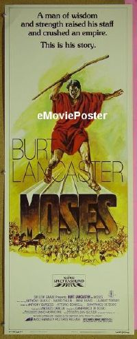 #275 MOSES insert '76 Burt Lancaster 