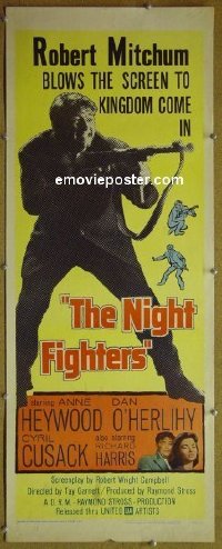 #6576 NIGHT FIGHTERS insert 60 Robert Mitchum 