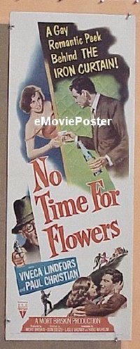 #283 NO TIME FOR FLOWERS insert '53 Lindfors 