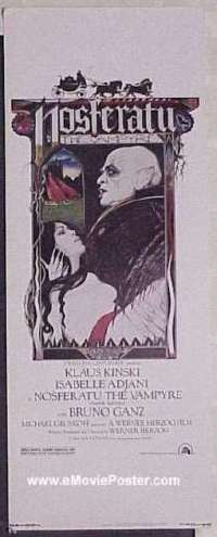 #6582 NOSFERATU THE VAMPYRE insert '79 Kinski 