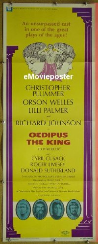 #291 OEDIPUS THE KING insert '68 Orson Welles 