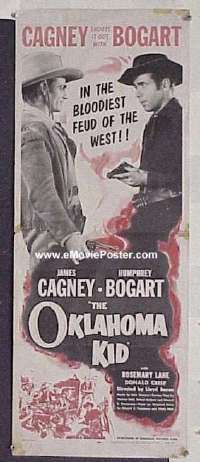 #2979 OKLAHOMA KID insert R56 Cagney, Bogart 