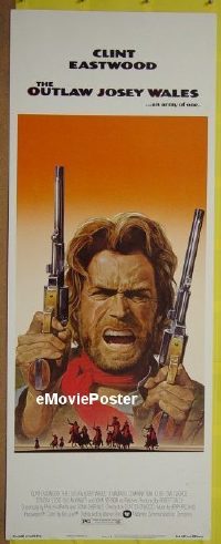 #6589 OUTLAW JOSEY WALES insert 76 Eastwood 