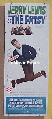 a697 PATSY insert movie poster '64 Jerry Lewis, Ina Balin