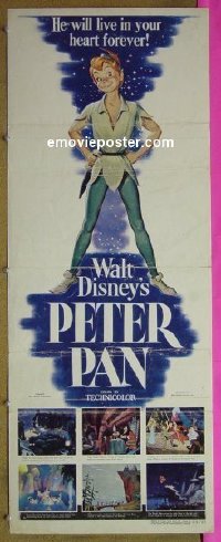 R267 PETER PAN insert '53 Walt Disney classic