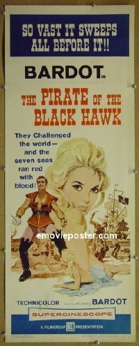 #6607 PIRATE OF THE BLACK HAWK insert '61 