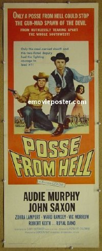 #6612 POSSE FROM HELL insert '61 Audie Murphy 