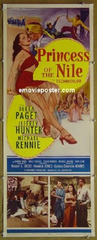 #6617 PRINCESS OF THE NILE insert '54 Paget 
