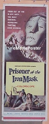 #297 PRISONER OF THE IRON MASK insert '62 AIP 