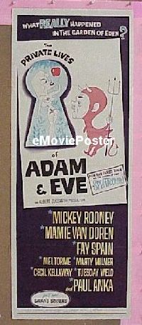 #360 PRIVATE LIVES OF ADAM & EVE insert '60 
