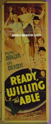 #7127 READY, WILLING & ABLE insert '37 Keeler 