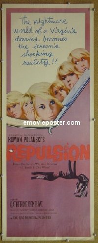 #6624 REPULSION insert '65 Roman Polanski 