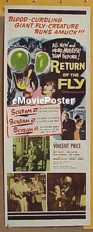 3226a RETURN OF THE FLY '59 Vincent Price