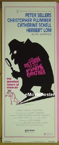 #487 RETURN OF THE PINK PANTHER insert '75 
