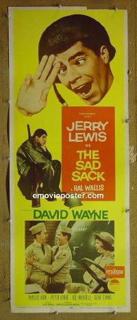 #7134 SAD SACK insert '58 Jerry Lewis, Wayne 
