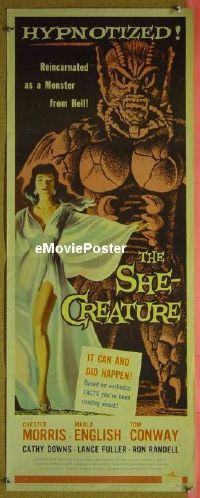 #2991 SHE-CREATURE insert56 monster from Hell 