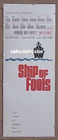 #313 SHIP OF FOOLS insert '65 Leigh, Signoret 