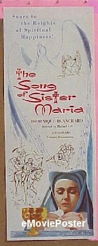 #578 SONG OF SISTER MARIA insert '52 nun! 