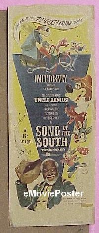 R320 SONG OF THE SOUTH insert R56 Disney, Uncle Remus