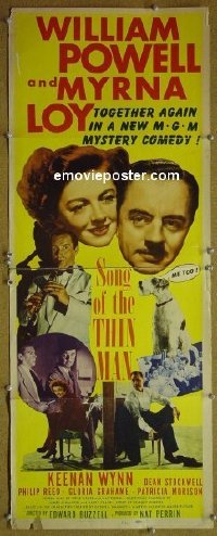 #6654 SONG OF THE THIN MAN insert '47 Powell 