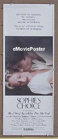 #316 SOPHIE'S CHOICE insert '82 Streep 