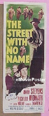 #601 STREET WITH NO NAME insert R54 Stevens 