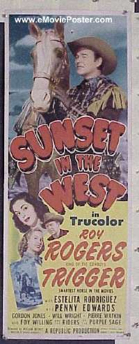 SUNSET IN THE WEST insert