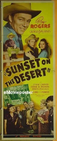 #505 SUNSET ON THE DESERT insert '42 R.Rogers 