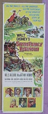 SWISS FAMILY ROBINSON ('60) insert