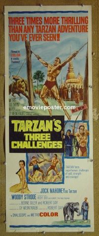 TARZAN'S THREE CHALLENGES insert