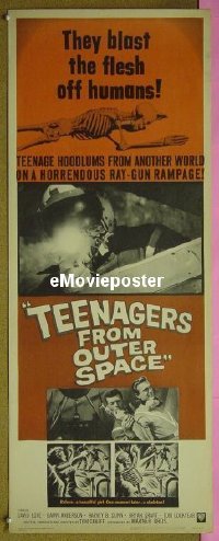 #509 TEENAGERS FROM OUTER SPACE insert '59 