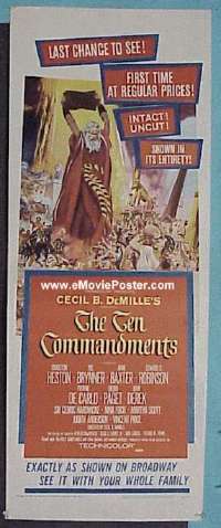 TEN COMMANDMENTS ('56) insert