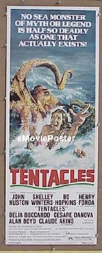 #510 TENTACLES insert '77 AIP, great image! 