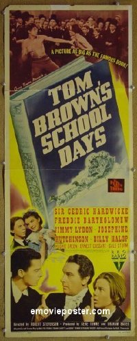 #6692 TOM BROWN'S SCHOOL DAYS insert '40 