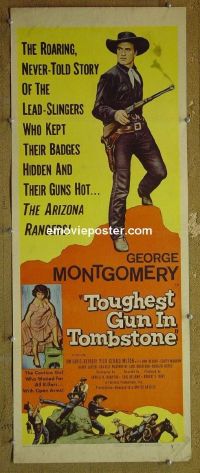 #7165 TOUGHEST GUN IN TOMBSTONE insert '58 