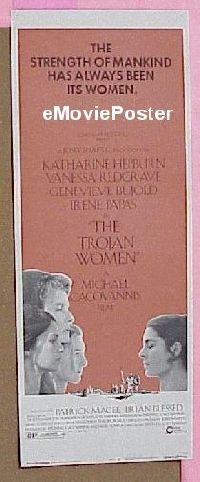 #606 TROJAN WOMEN insert '71 Hepburn 