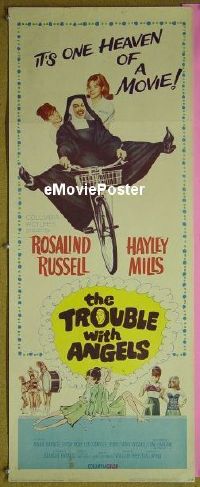 #407 TROUBLE WITH ANGELS insert '66 H. Mills 