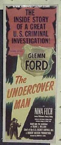 UNDERCOVER MAN ('49) insert