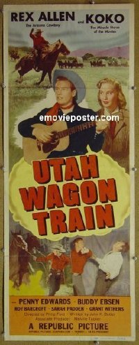 #6699 UTAH WAGON TRAIN insert '51 Rex Allen 