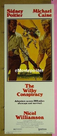 #583 WILBY CONSPIRACY insert75 Poitier,Caine 