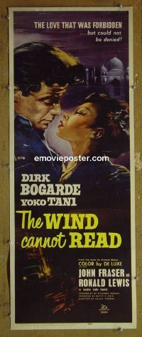 b064 WIND CANNOT READ insert movie poster '65 Dirk Bogarde