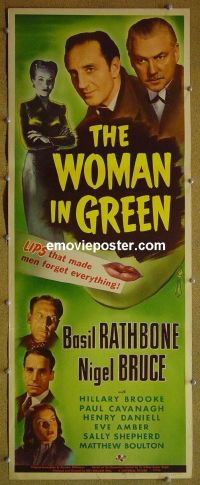 #7175 WOMAN IN GREEN insert45 Sherlock Holmes 