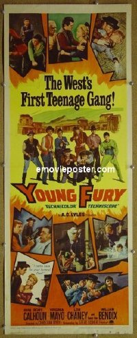 #6719 YOUNG FURY insert '65 teenage gunmen! 