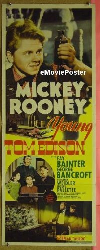 #599 YOUNG TOM EDISON insert '40 M. Rooney 