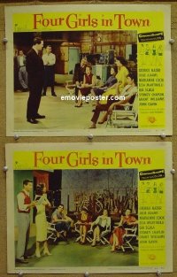 #7054 4 GIRLS IN TOWN 2 LCs '56 Julie Adams 